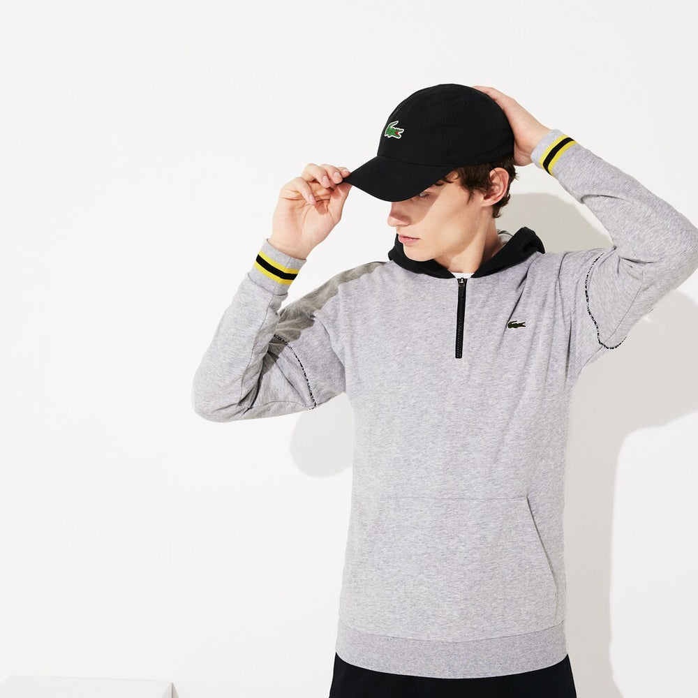 SPORT Contrast-Hood Fleece Sweatshirt | Lacoste Mens