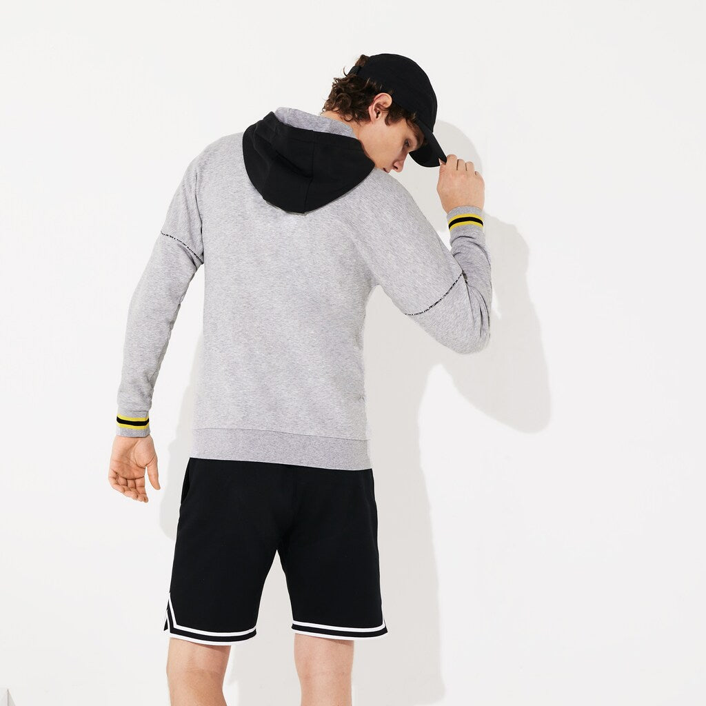 SPORT Contrast-Hood Fleece Sweatshirt | Lacoste Mens