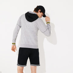 SPORT Contrast-Hood Fleece Sweatshirt | Lacoste Mens