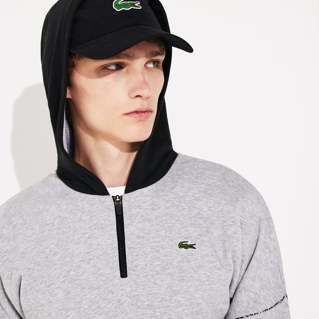 SPORT Contrast-Hood Fleece Sweatshirt | Lacoste Mens