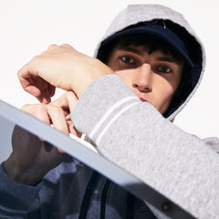 SPORT Novak Djokovic Zippered Hoody Sweatshirt | Lacoste Mens