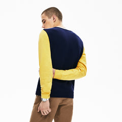 Regular Fit Colorblock French Terry Sweatshirt | Lacoste Mens