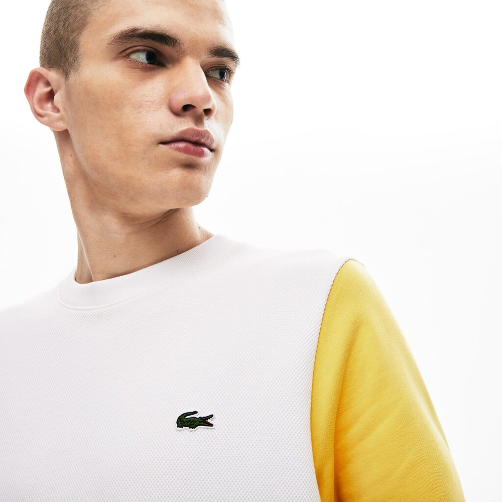 Regular Fit Colorblock French Terry Sweatshirt | Lacoste Mens
