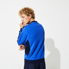 SPORT Two-Tone Fleece Crew Neck Sweatshirt | Lacoste Mens