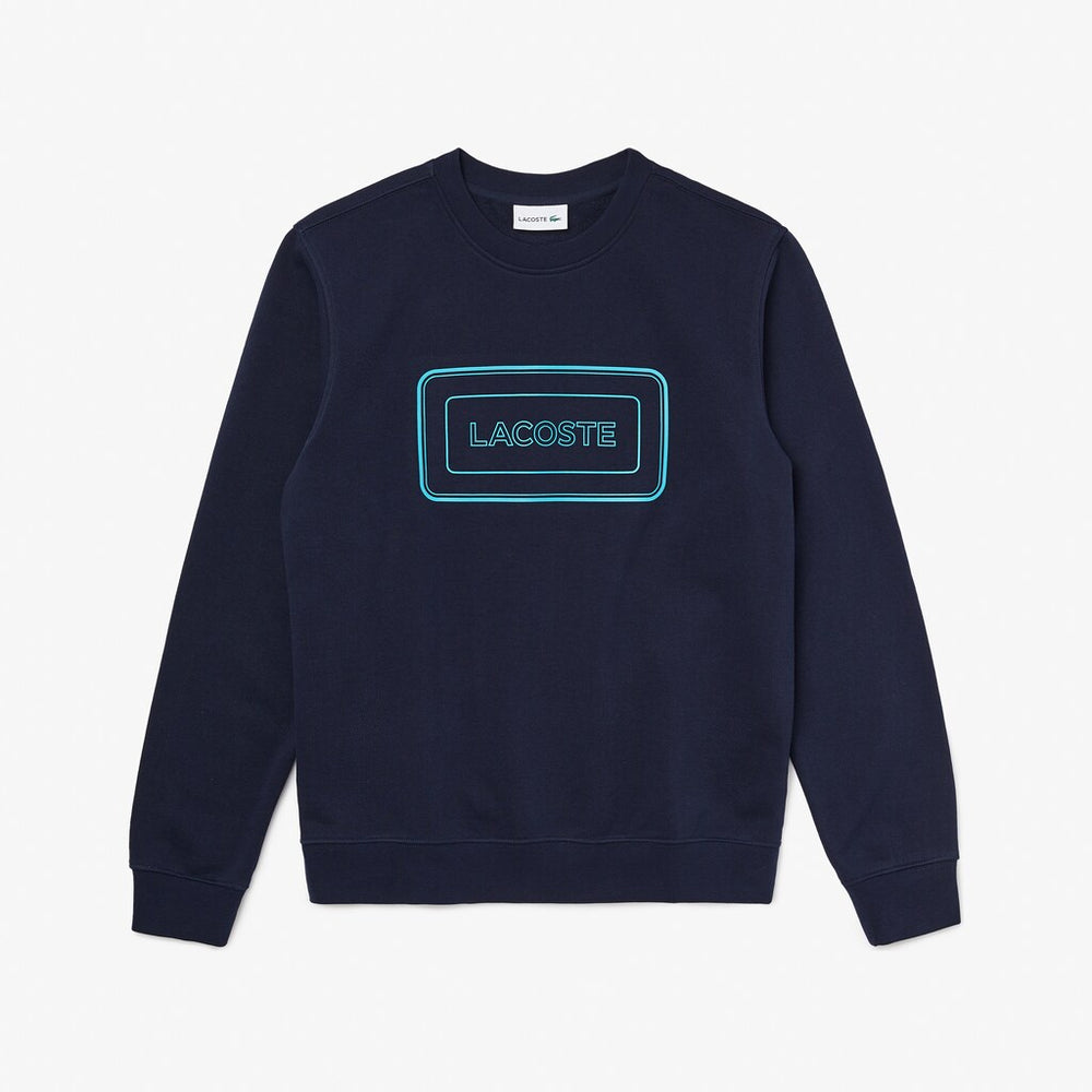 Motion Regular Fit Crew Neck Cotton Sweatshirt | Lacoste Mens