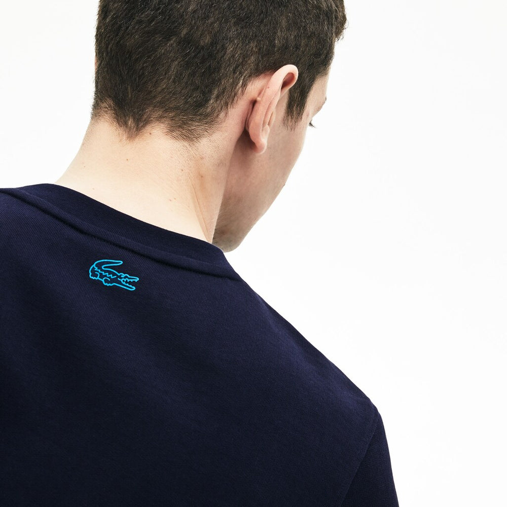 Motion Regular Fit Crew Neck Cotton Sweatshirt | Lacoste Mens