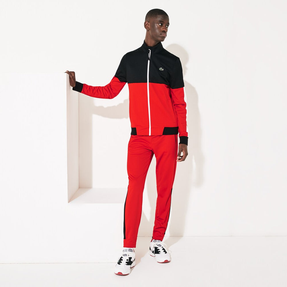 SPORT Colorblock Resistant Piqué Zip Sweatshirt | Lacoste Mens