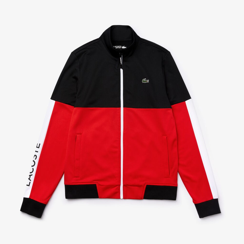 SPORT Colorblock Resistant Piqué Zip Sweatshirt | Lacoste Mens