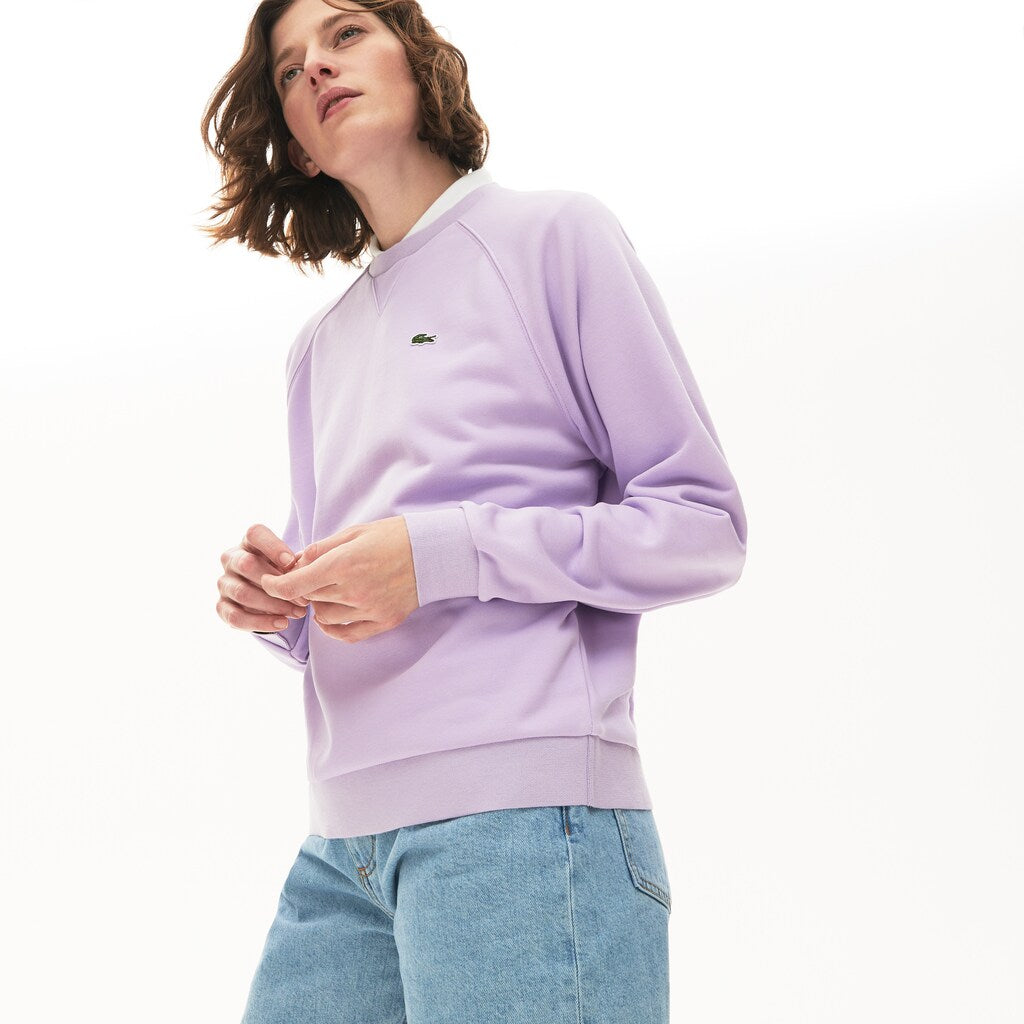 Wo  Classic Crewneck Fleece Sweatshirt | Lacoste Womens