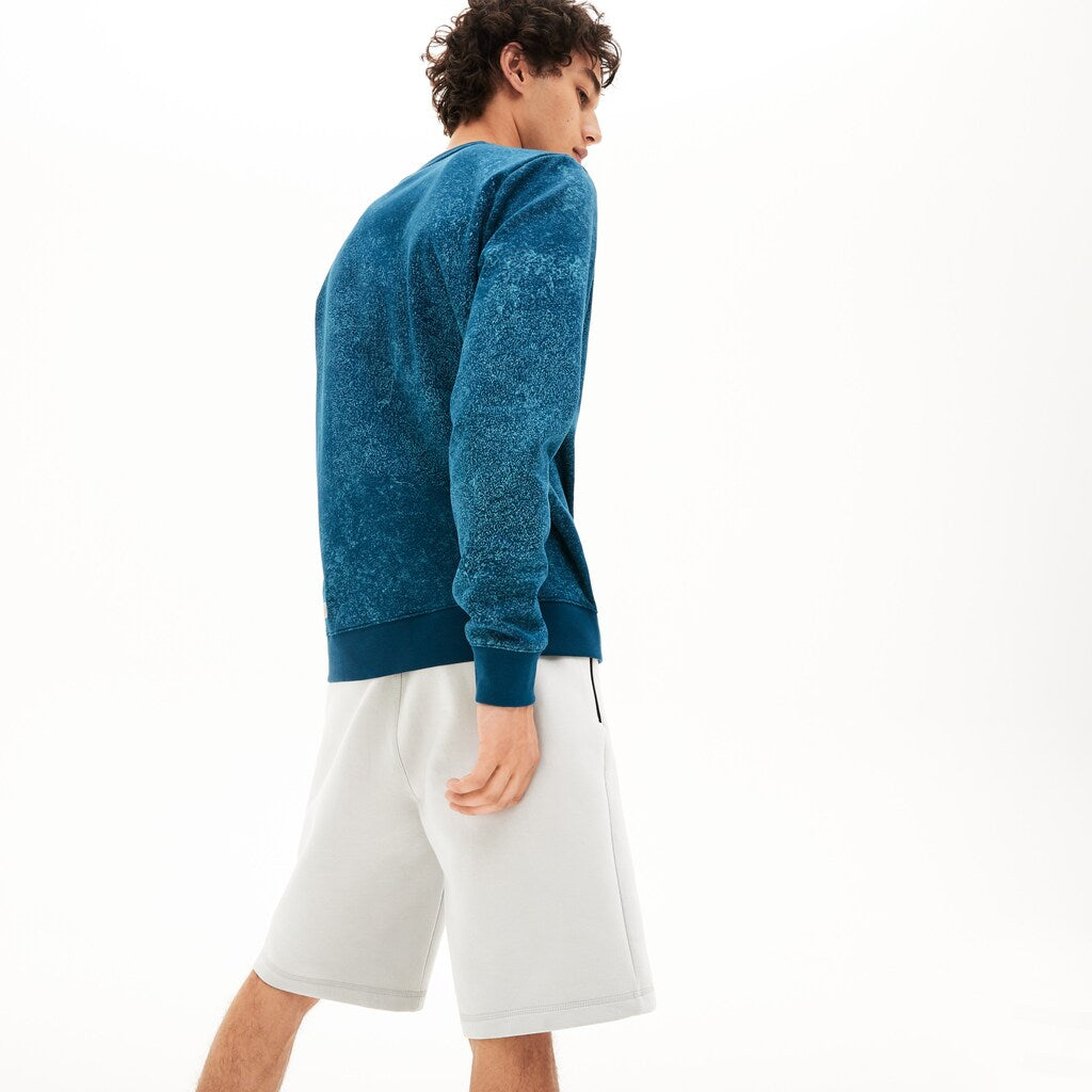 Motion Textured Crew Neck Sweatshirt | Lacoste Mens