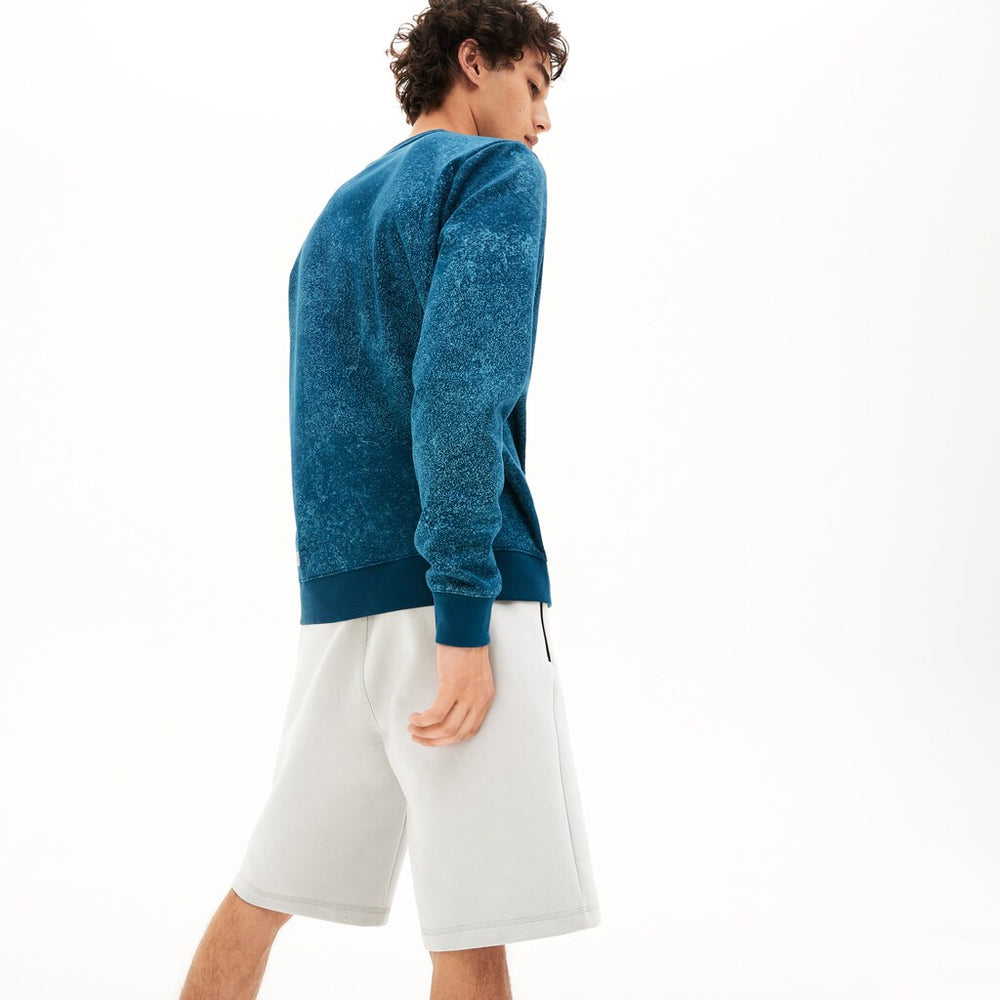 Motion Textured Crew Neck Sweatshirt | Lacoste Mens