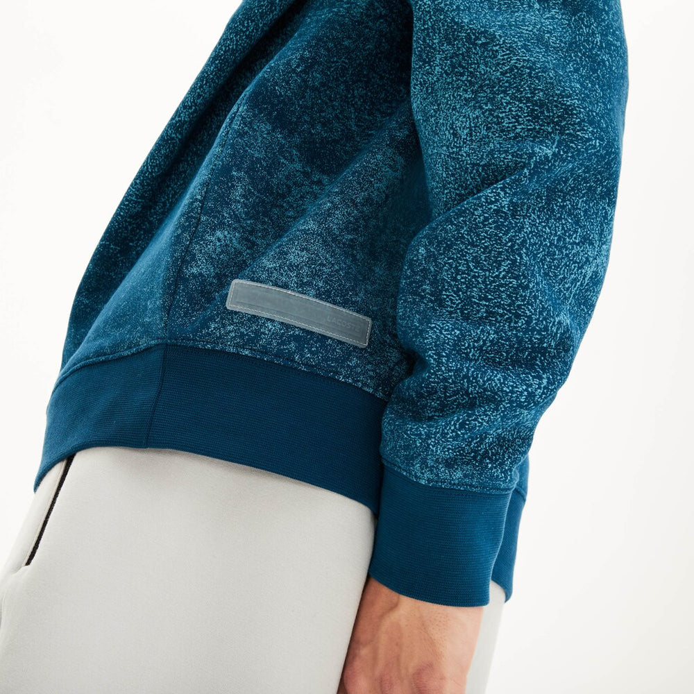 Motion Textured Crew Neck Sweatshirt | Lacoste Mens