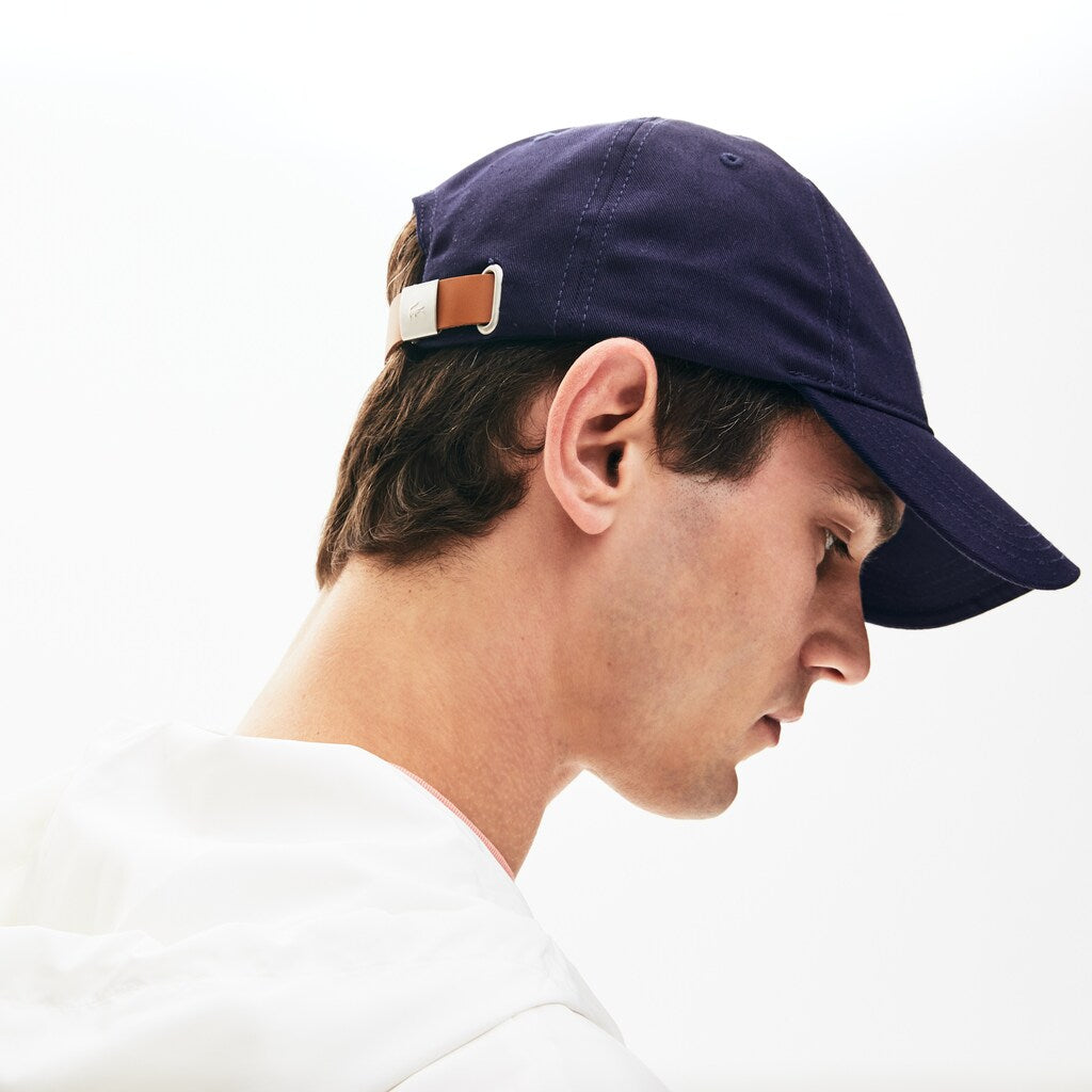 Contrast- Strap Cotton Twill Cap | Lacoste Mens