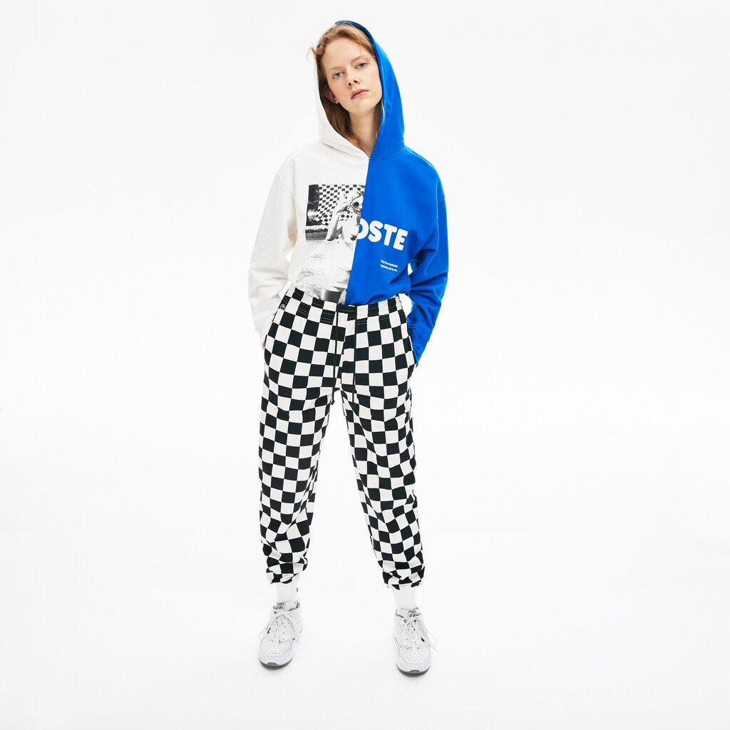 Unisex LIVE BiColor Print Fleece Sweatshirt | Lacoste Mens|Womens
