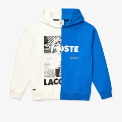 Unisex LIVE BiColor Print Fleece Sweatshirt | Lacoste Mens|Womens