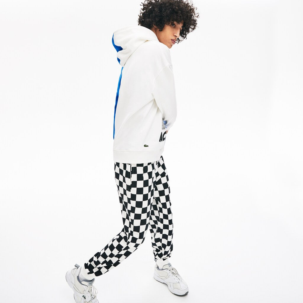 Unisex LIVE BiColor Print Fleece Sweatshirt | Lacoste Mens|Womens
