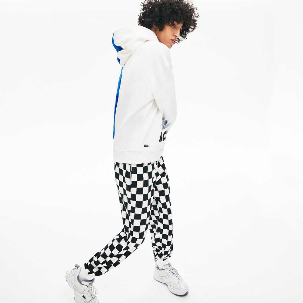 Unisex LIVE BiColor Print Fleece Sweatshirt | Lacoste Mens|Womens