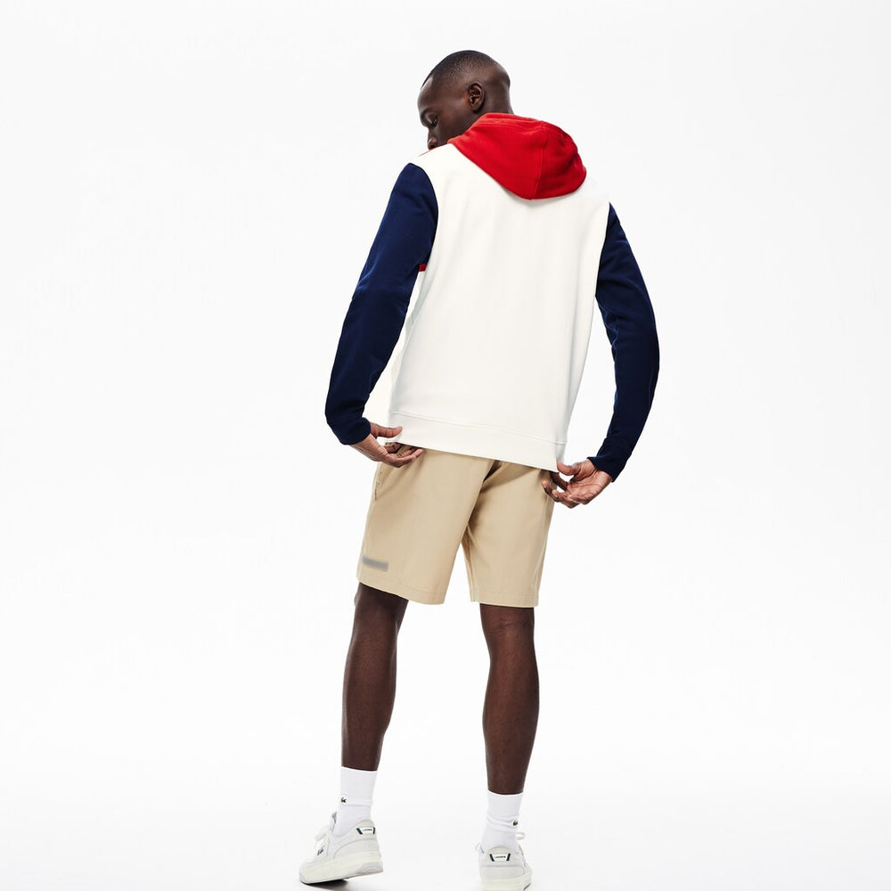 Cotton-Piqué and French Terry Colorblock Sweatshirt | Lacoste Mens