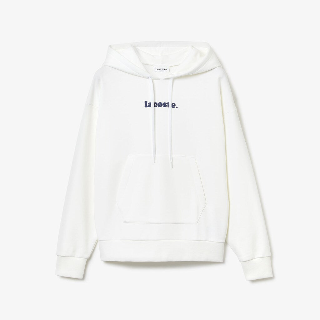 Wo  Signature Wide Hooded Fleece Sweatshirt | Lacoste Womens