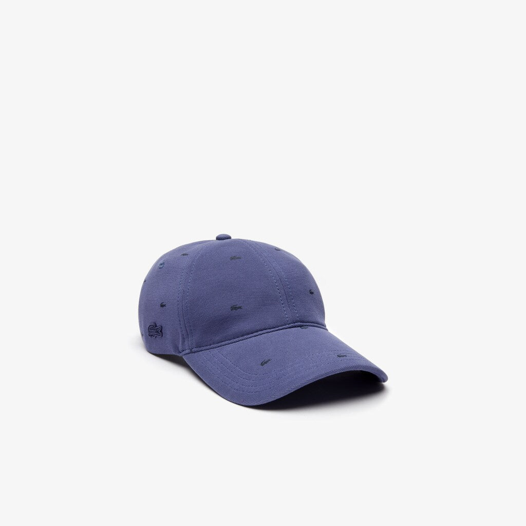 Crocodile-Print Cotton Piqué Cap | Lacoste Mens