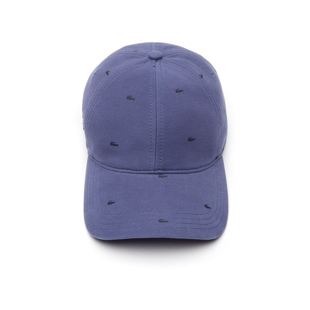 Crocodile-Print Cotton Piqué Cap | Lacoste Mens