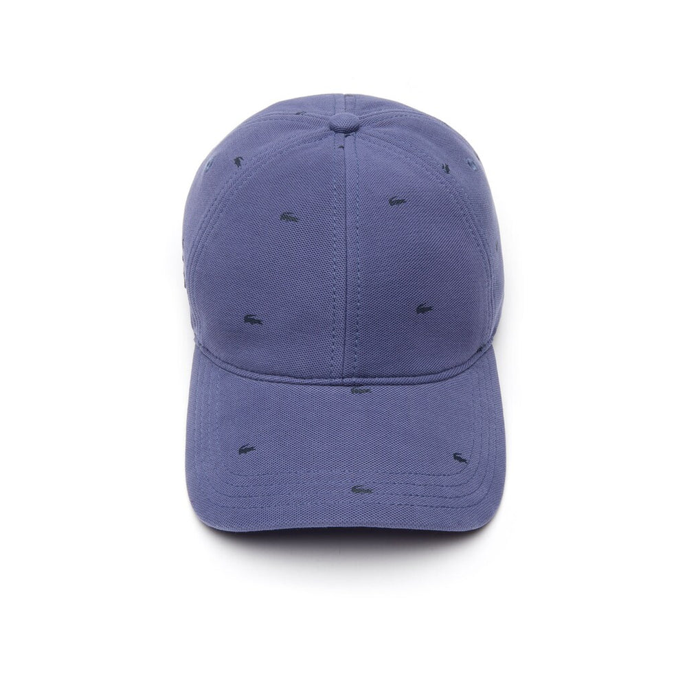 Crocodile-Print Cotton Piqué Cap | Lacoste Mens