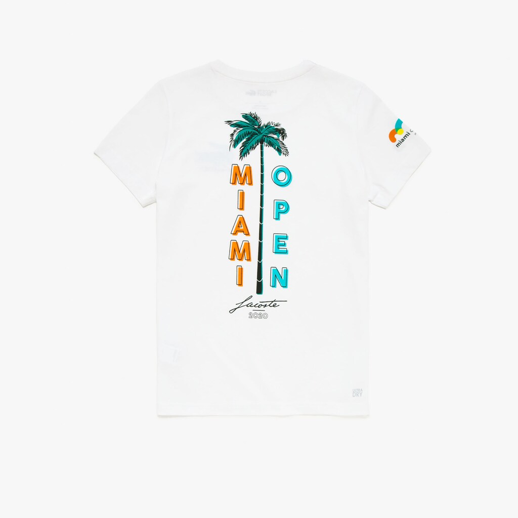 Wo  SPORT Miami Open Palm Tree Print T-shirt | Lacoste Womens