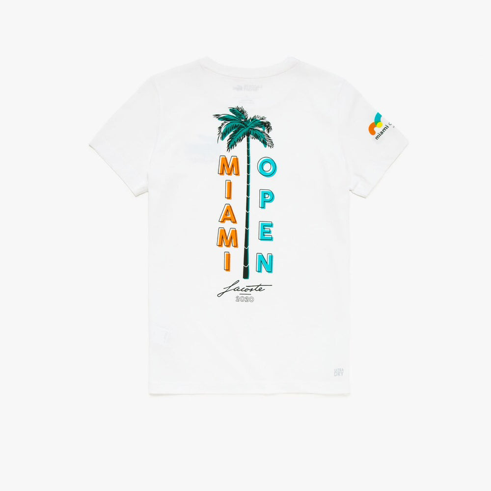 Wo  SPORT Miami Open Palm Tree Print T-shirt | Lacoste Womens