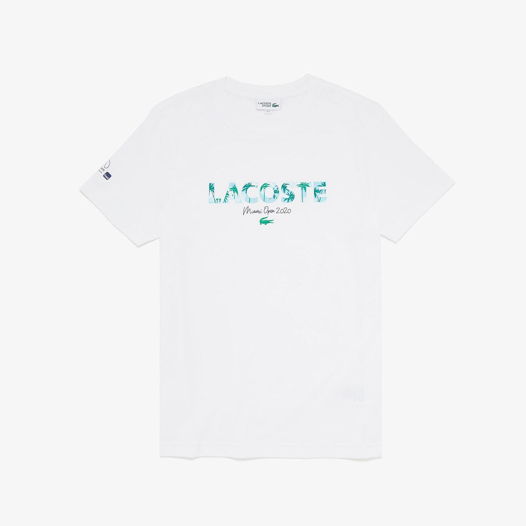 SPORT Miami Open Print Breathable T-shirt | Lacoste Mens