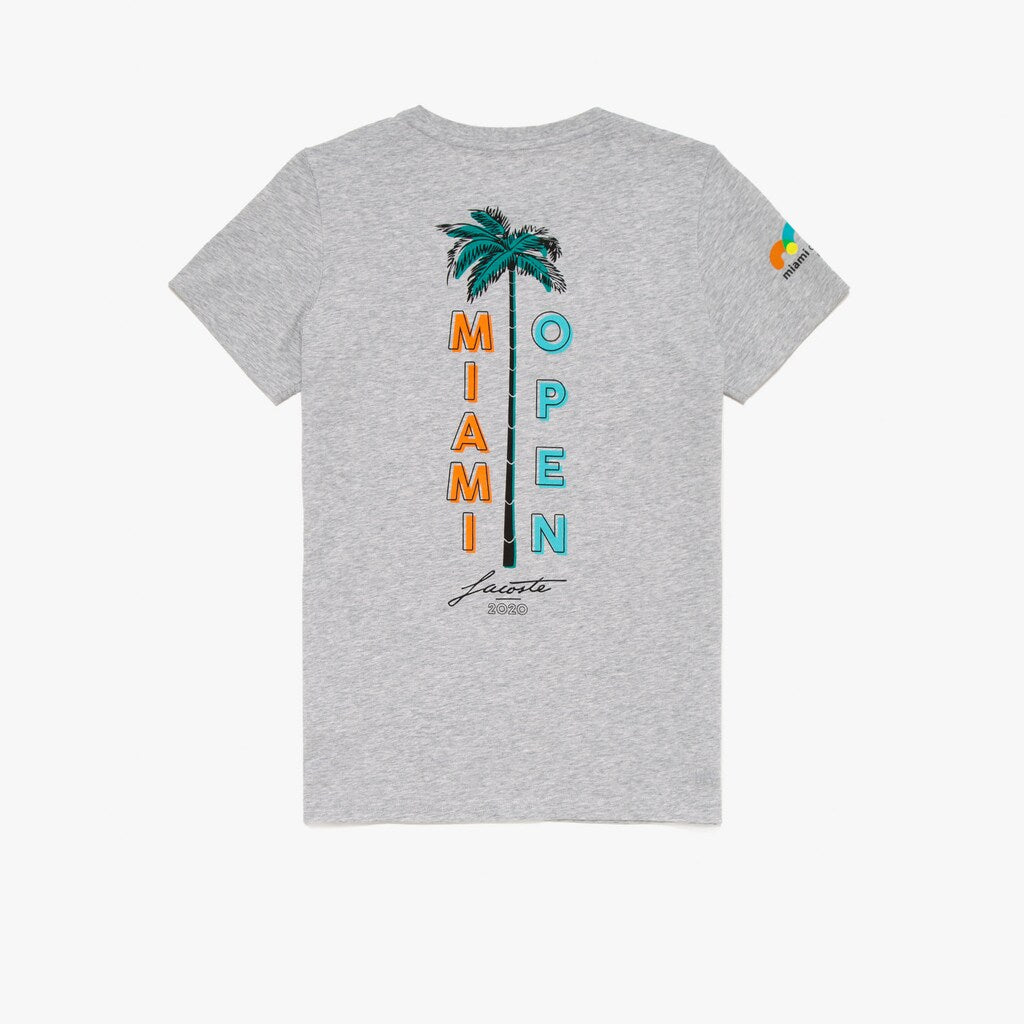 Wo  SPORT Miami Open Palm Tree Print T-shirt | Lacoste Womens