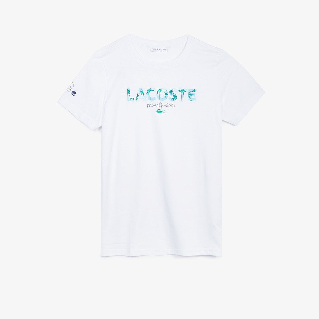 Wo  SPORT Miami Open Print Breathable T-shirt | Lacoste Womens
