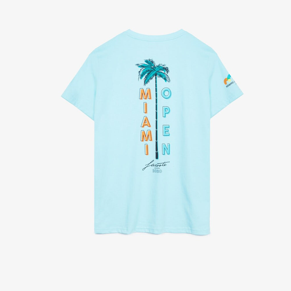 Wo  SPORT Miami Open Palm Tree Print T-shirt | Lacoste Womens