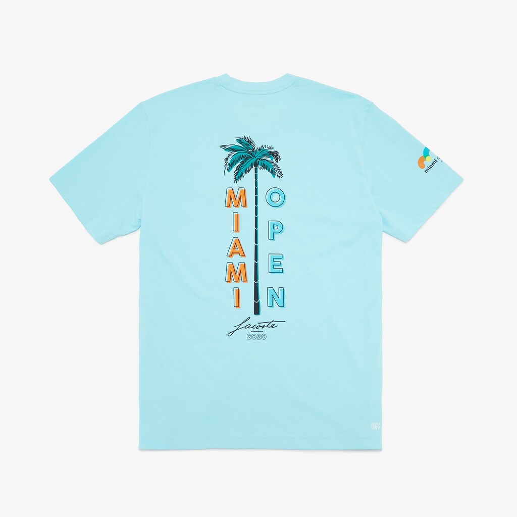 SPORT Miami Open Crew Neck Graphic Tee | Lacoste Mens