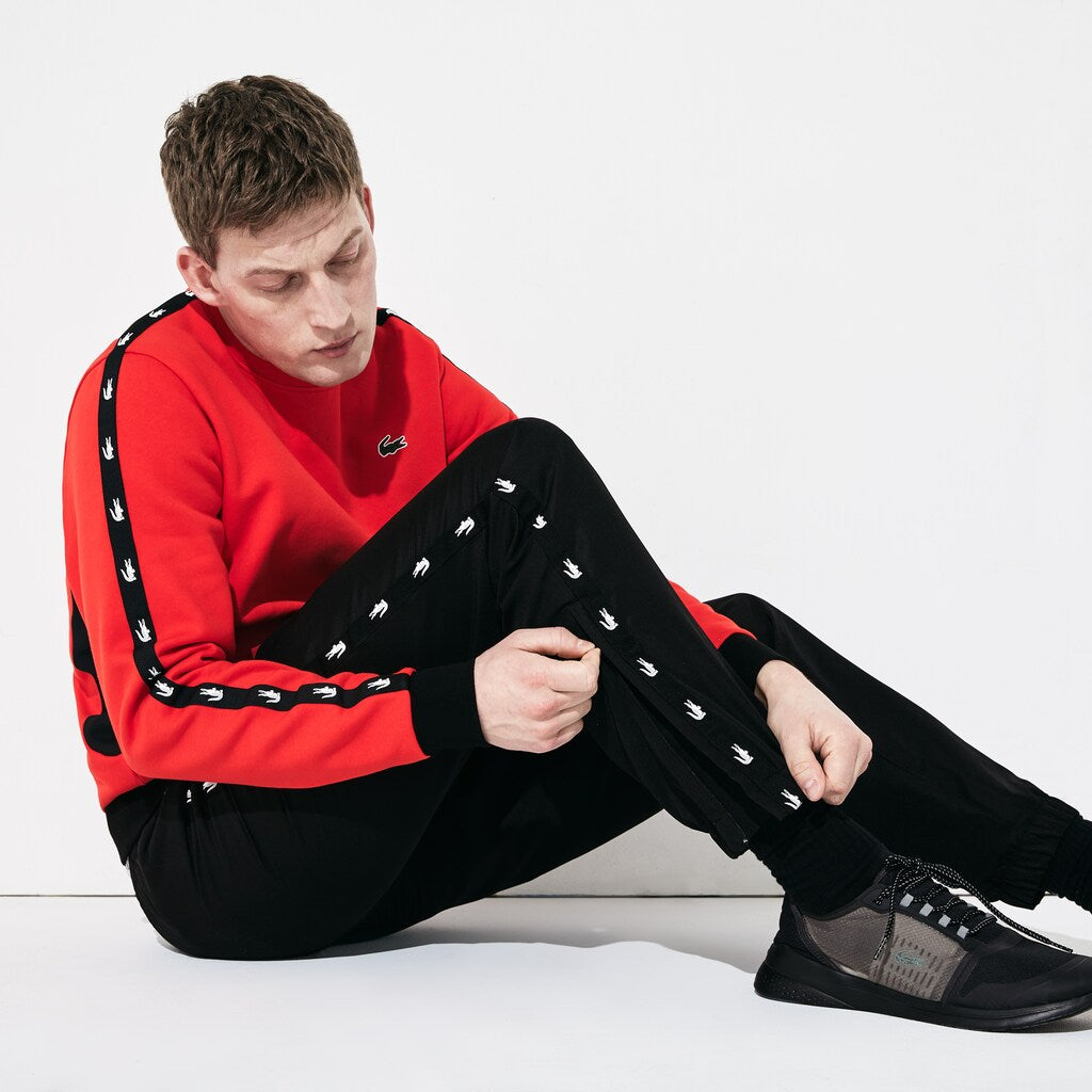 SPORT Print Bands Lightweight Tracksuit Pants | Lacoste Mens