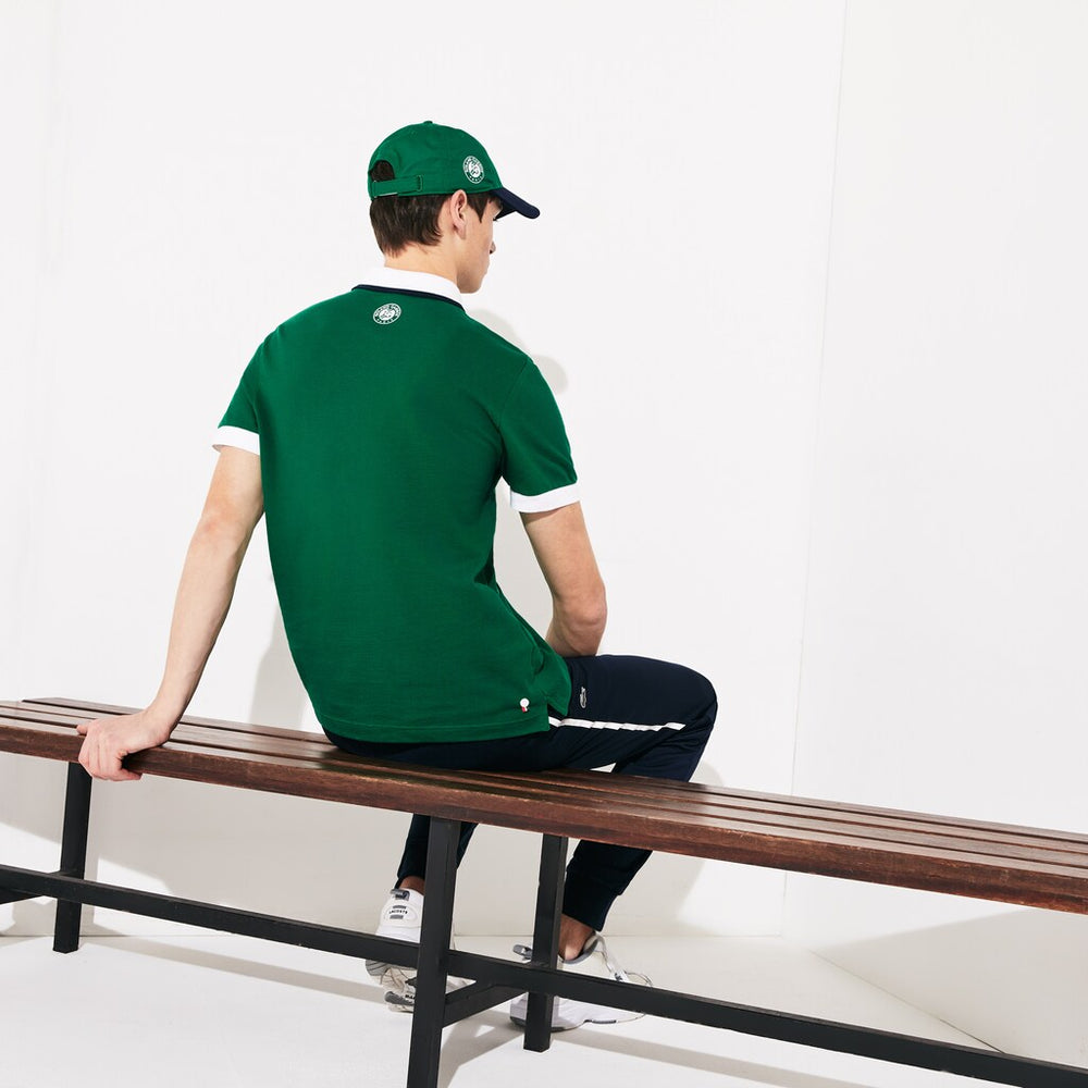 SPORT Roland Garros Plant-Print Cotton Polo Shirt | Lacoste Mens
