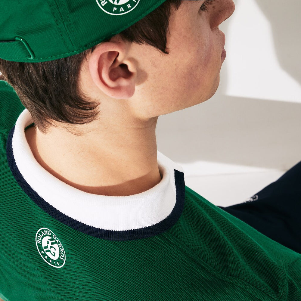 SPORT Roland Garros Plant-Print Cotton Polo Shirt | Lacoste Mens