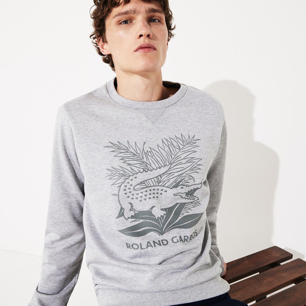SPORT Roland Garros Plant Print Sweatshirt | Lacoste Mens