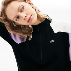 Wo  LIVE Colorblock Cotton Zip Sweatshirt Dress | Lacoste Womens