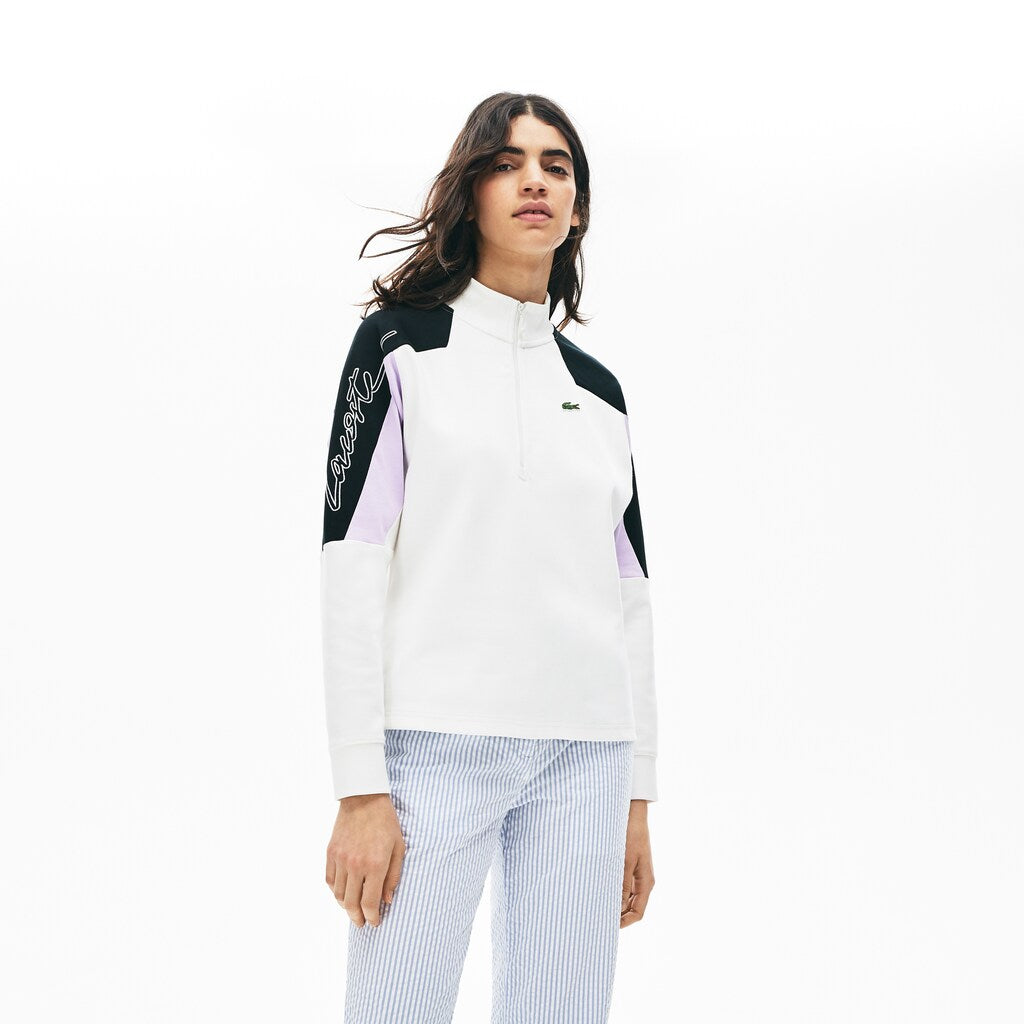 Wo  LIVE Color-Block Zip-Front Sweatshirt | Lacoste Womens