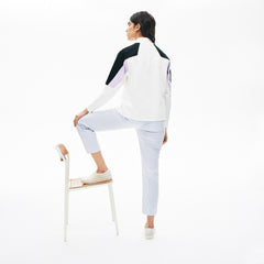 Wo  LIVE Color-Block Zip-Front Sweatshirt | Lacoste Womens