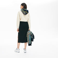 Wo  LIVE Slit-Front Knit Skirt | Lacoste Womens