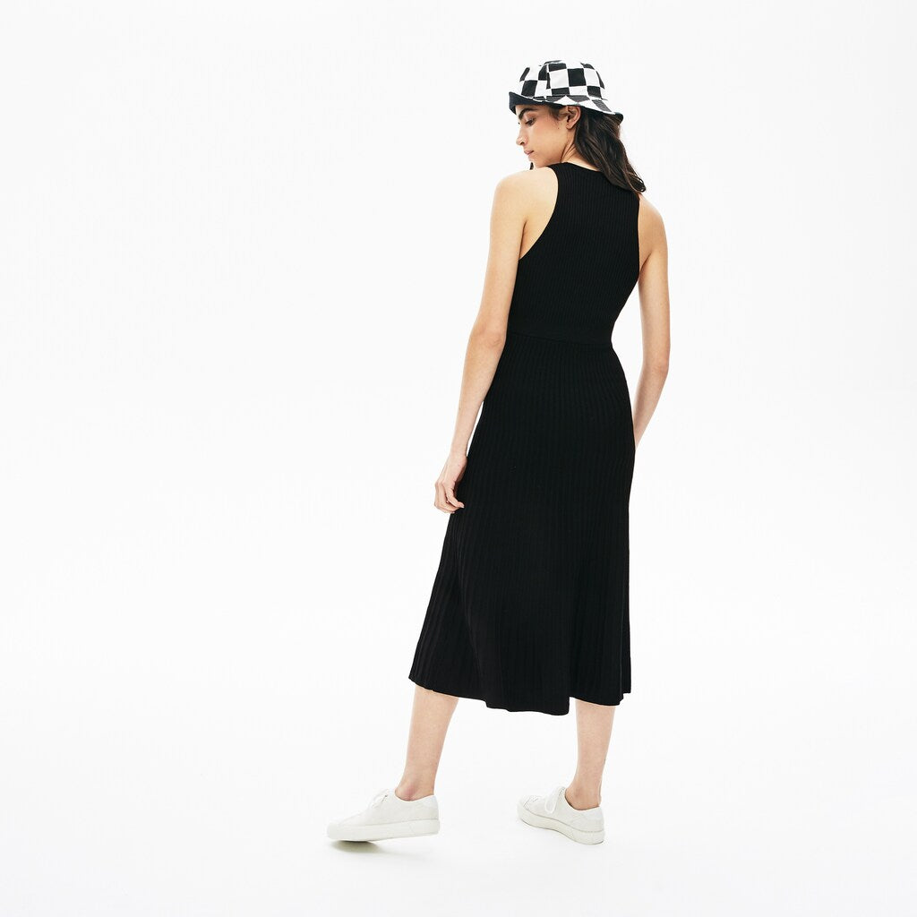 Wo  LIVE Ribbed-Knit Long Tank Dress | Lacoste Womens