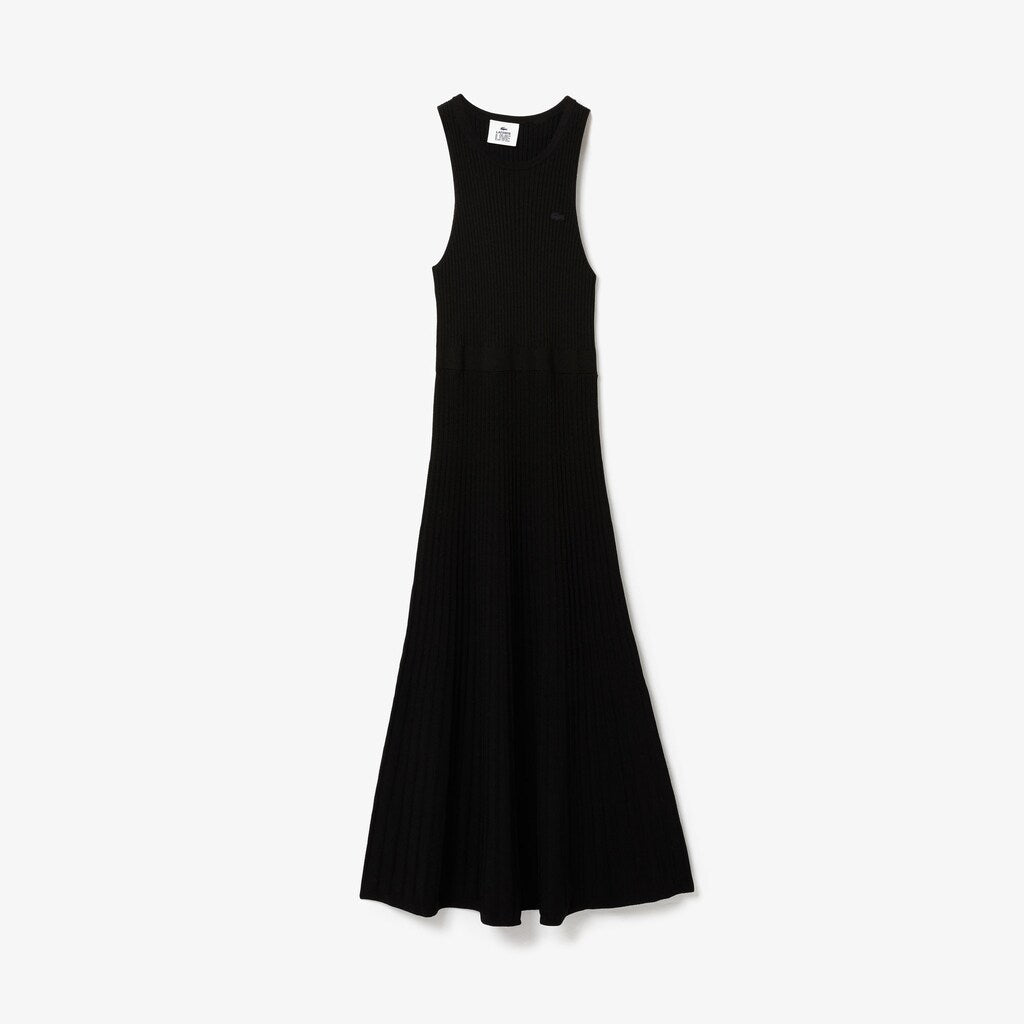 Wo  LIVE Ribbed-Knit Long Tank Dress | Lacoste Womens