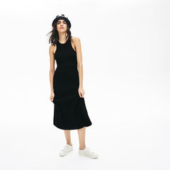 Wo  LIVE Ribbed-Knit Long Tank Dress | Lacoste Womens