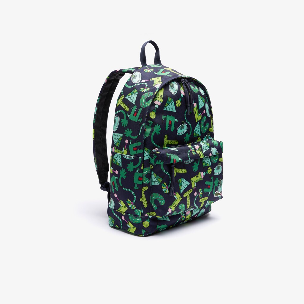 Lacoste x Jeremyville Croc Graphic Printed Backpack | Lacoste Mens