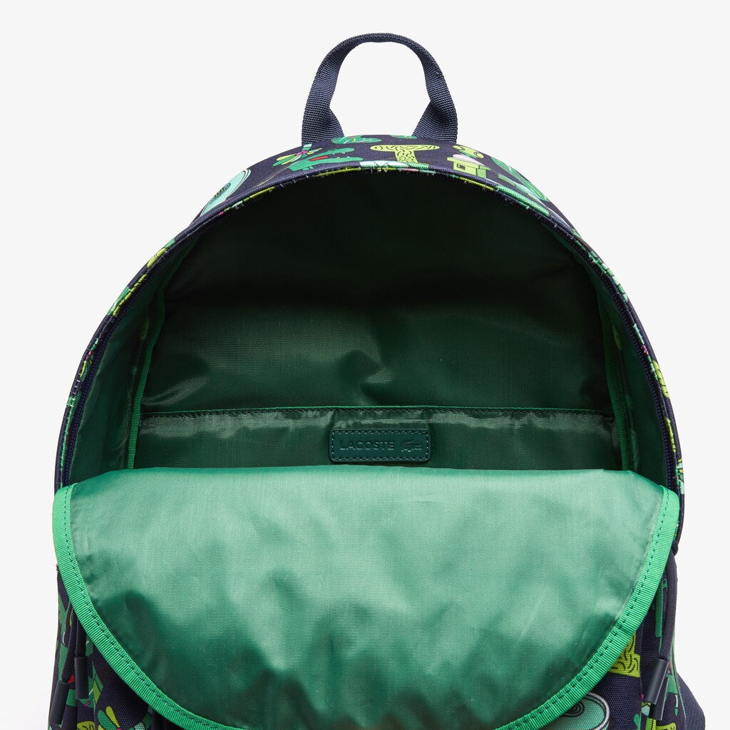 Lacoste x Jeremyville Croc Graphic Printed Backpack | Lacoste Mens