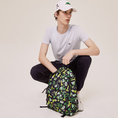 Lacoste x Jeremyville Croc Graphic Printed Backpack | Lacoste Mens