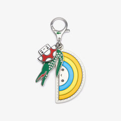 Lacoste x FriendsWithYou Coloured Metal Charm Keyring | Lacoste Mens