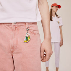 Lacoste x FriendsWithYou Coloured Metal Charm Keyring | Lacoste Mens