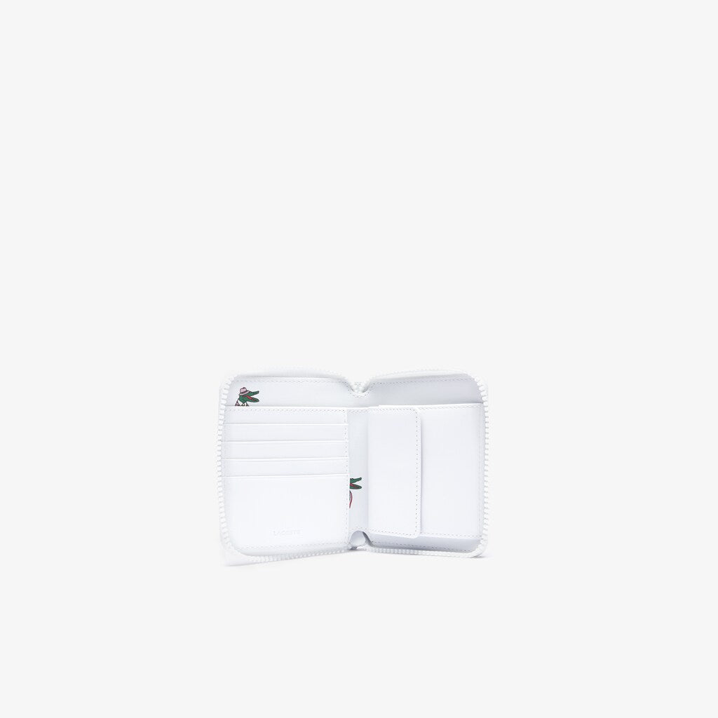 Lacoste x Jean-Michel Tixier Fun Printed Leather Zippered Wallet | Lacoste Mens